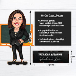 Öğretmenlerin En Güzeli Karikatürlü Biblo - Thumbnail