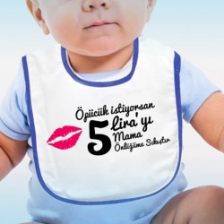  - Öpücük Parayla Bebek Mama Önlüğü