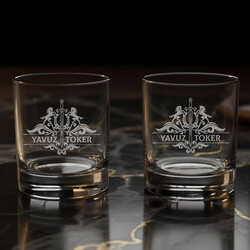  - Orijinal Tasarımlı İkili Noble Sip Viski Bardağı
