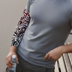  - Otantik Figürler Dövme Etkili Erkek Kol Çorabı