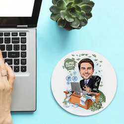  - Para Sever Erkek Karikatürlü Mousepad