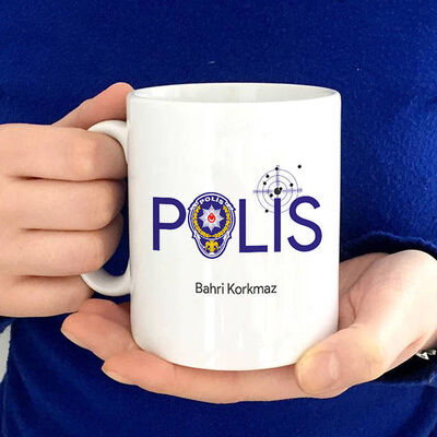  - Polis Logolu Polis Kahve Kupası
