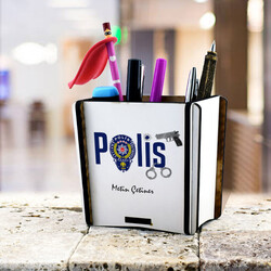  - Polislere Özel Hediyelik Masa Kalemliği