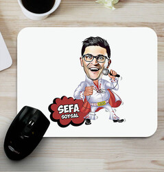  - Popstar Karikatürlü Mouse Pad