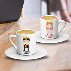 Prince And Princess Çiftler İçin Kahve Fincanı - Thumbnail