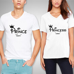  - Prince And Princess Sevgili Tişörtleri