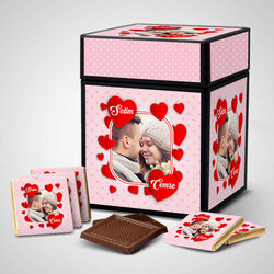  - Romantik Sevgililer Özel Çikolata Kutusu