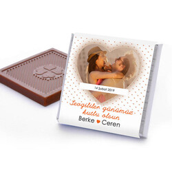 Seni Seviyorum Fotoğraflı Çikolata Kutusu - Thumbnail