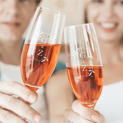 Sevgiliye Hediye 2'li Şampanya Kadehi - Thumbnail