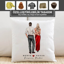  - Sevgiliye Hediye Özelleştirilebilir Yastık