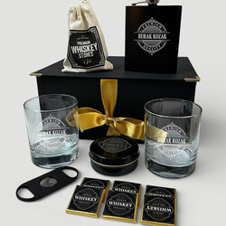Sevgiliye Hediye Platinum Signature Elegan Viski Seti - Thumbnail