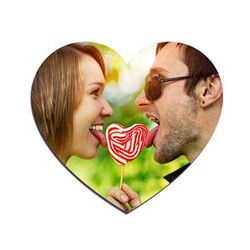 Sevgiliye Özel Kalp Magnet - Thumbnail