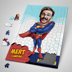  - Süper Kahraman Karikatürlü Puzzle