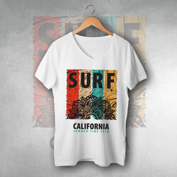  - Surf California Unisex Tişört