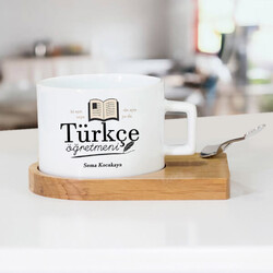 - Türkçe Öğretmenine Hediye Çay Fincanı