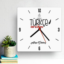  - Türkçe Öğretmenine Hediye Duvar Saati