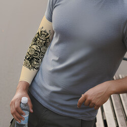  - Viking Tasarımlı Motorcu Kol Çorabı