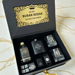 Yakın Arkadaşa Hediye Noble Crown Premium Viski Seti - Thumbnail