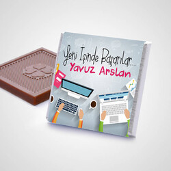 Yeni İşinde Başarılar Çikolata Kutusu - Thumbnail