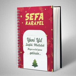  - Yılbaşı Tasarımlı Mesajlı Defter