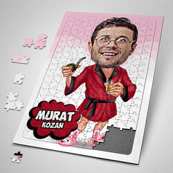  - Zengin Adam Karikatürlü Puzzle