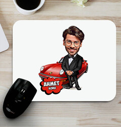  - Zengin ve Yakışıklı Karikatürlü Mouse Pad