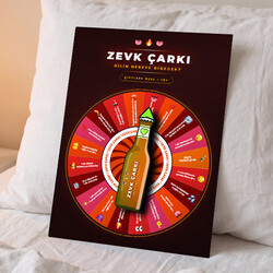 Zevk Çarkı Erotik Şişe Çevirme Yatak Oyunu - Thumbnail
