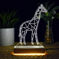 - Zürafa Tasarımlı 3d Led Lamba